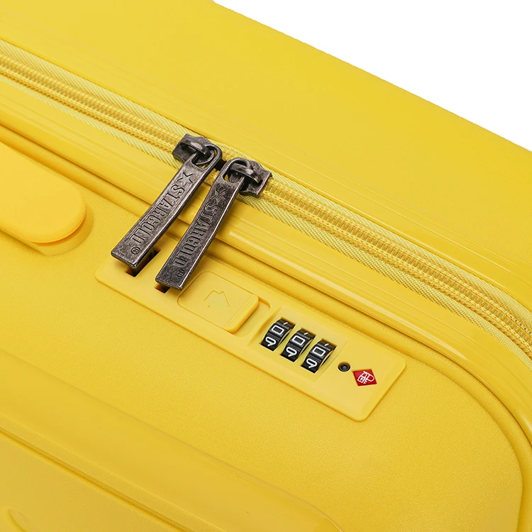 PP Suitcases Travel Luggage Recycled Material 5 Pieces Luggage Set With 14 Inch Make Up Bags Case Set For Outdoors