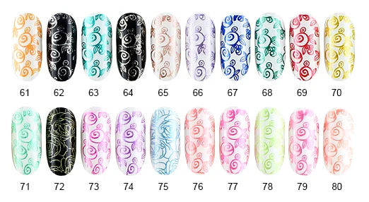 new trend bulk wholesale supplies custom own logo chinese factory Stamping  nail toes gel polish glue