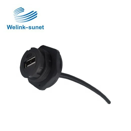 Штепсельная розетка спереди застегиваются замок типа PCB водонепроницаемый разъем для автомобильного жгута проводов