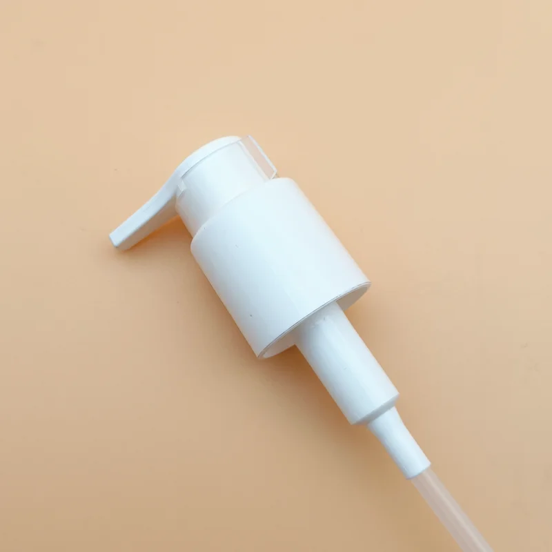 24/410 long nozzle left right lock essence oil dispenser luxury cream pump for lotion hair serum treatment pumps