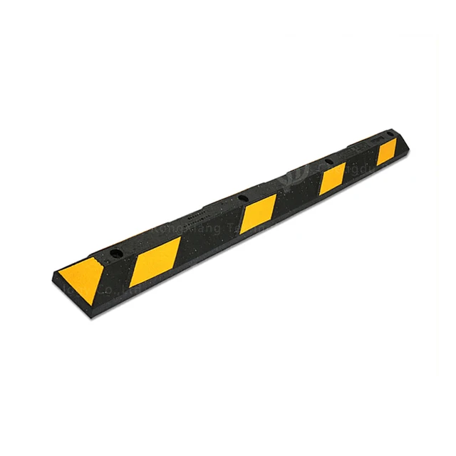 Factory Garage Car Rubber Wheel Stop / Parking Lift for Car Parking Lot Serving as a Wheel Chock