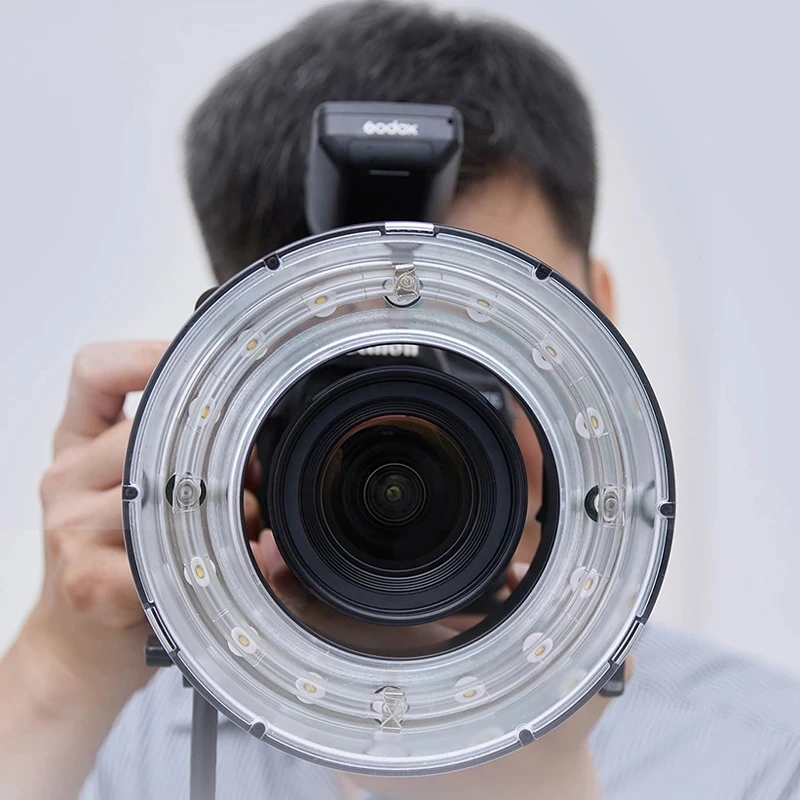 Godox R200 200W LED Ring Light Speedlite Flash Light Head for Sony Canon Nikon Fuji Olympus Camera Godox AD200 AD200Pro Flash