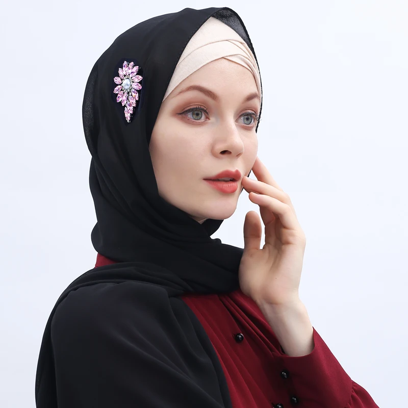 
2021 New Fashion hijab scarf instant muslim women malaysia ladies scarves instant hijab 