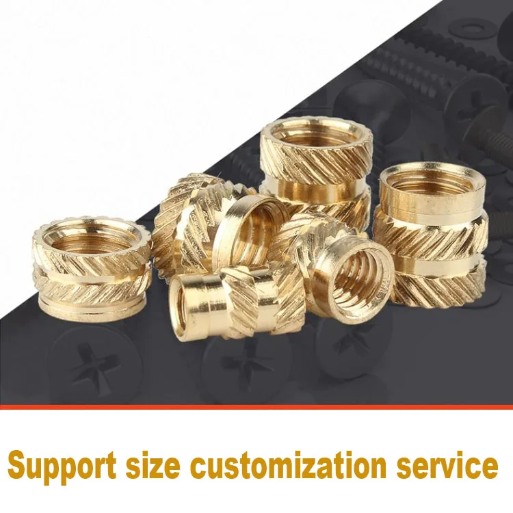 1/4-20UNC  Furniture Connector Parts Stainless Steel 303 Furniture Wooden Insert Nut