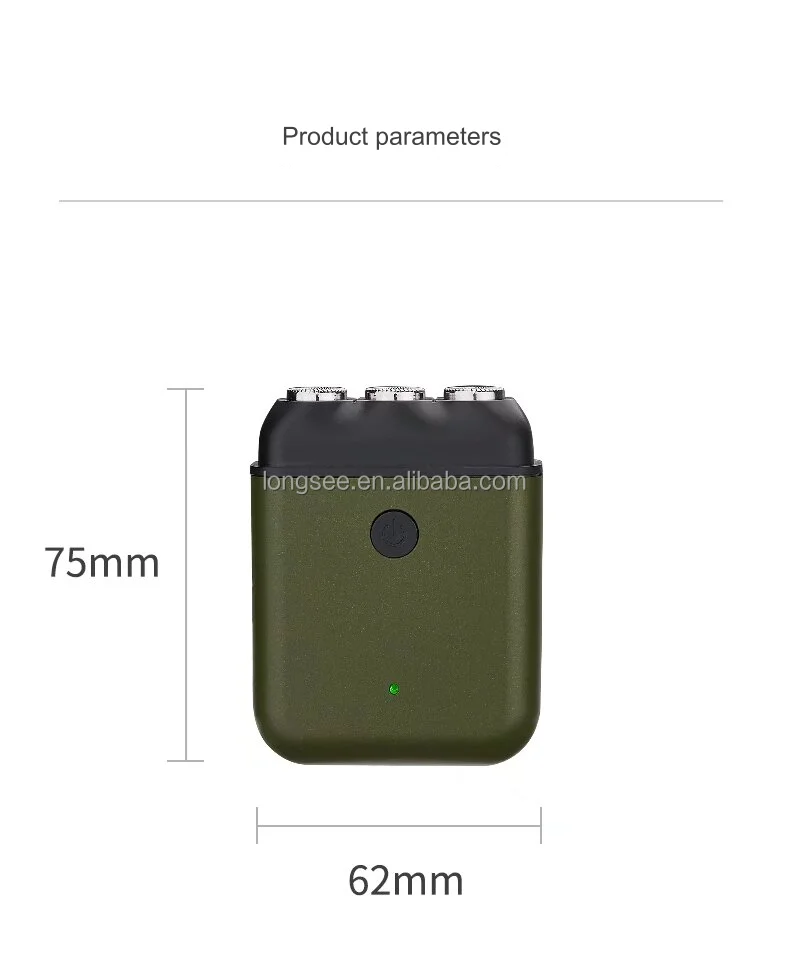 Best quality Convenient Mini Portable small electric razor washable pocket size rotary shaver Factory Wholesale trimmer