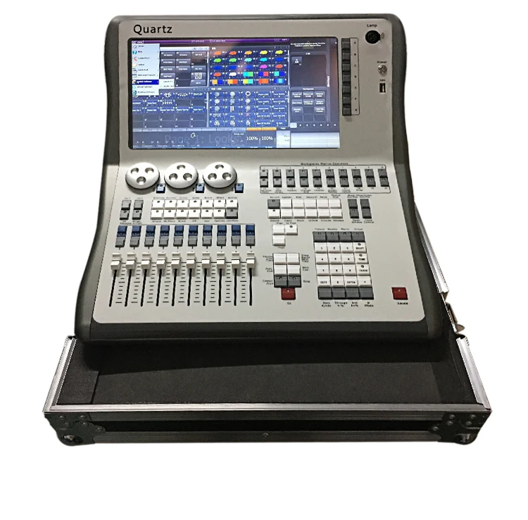 HOT Sell Quartz DMX Light controller with flight case for Lighting programming touring festivals bars and nightclubs
