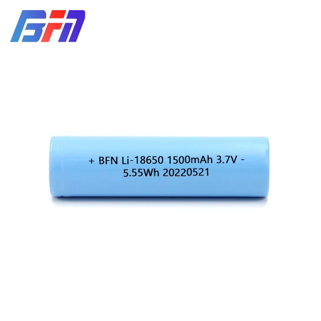 BFN 18650 1500mAh 3.7v 5C OEM ODM High Discharge Rate Battery For Power Tool Battery
