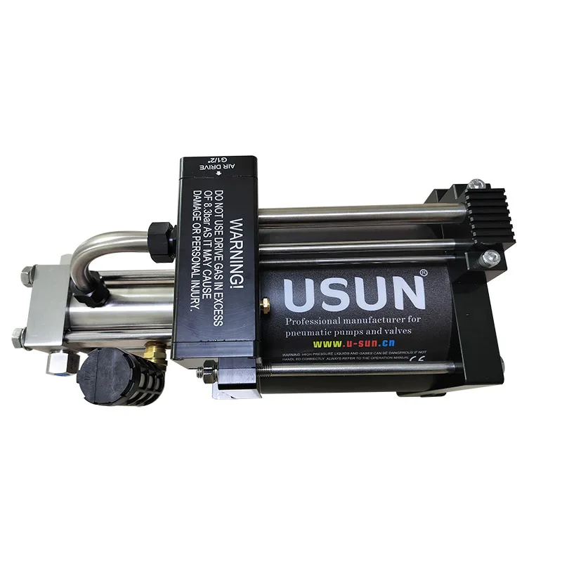 Hot sale  USUN  Model:GB40-OL 100-300 Bar Oxygen clean  Single action  pneumatic driven oxygen gas  booster pump for diving use