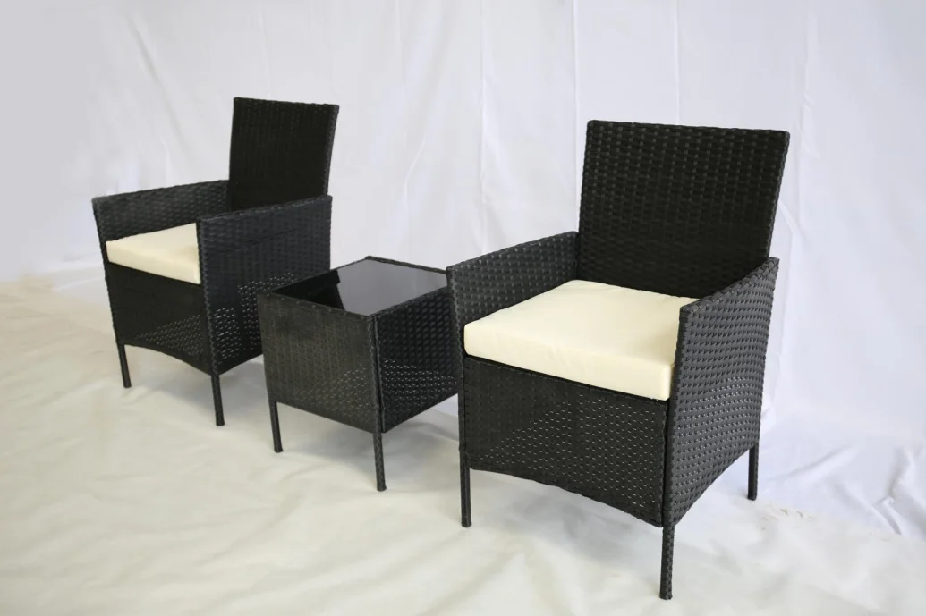Removable Outdoor Set Outdoor wicker chair outdoor rattan furniture rattan chair three-piece