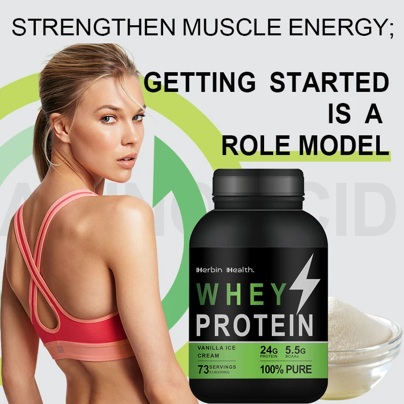 OEM custom supplement Protein Powder 80 bulk isolate concentrate 100% gold standard wholesale Whey Protein