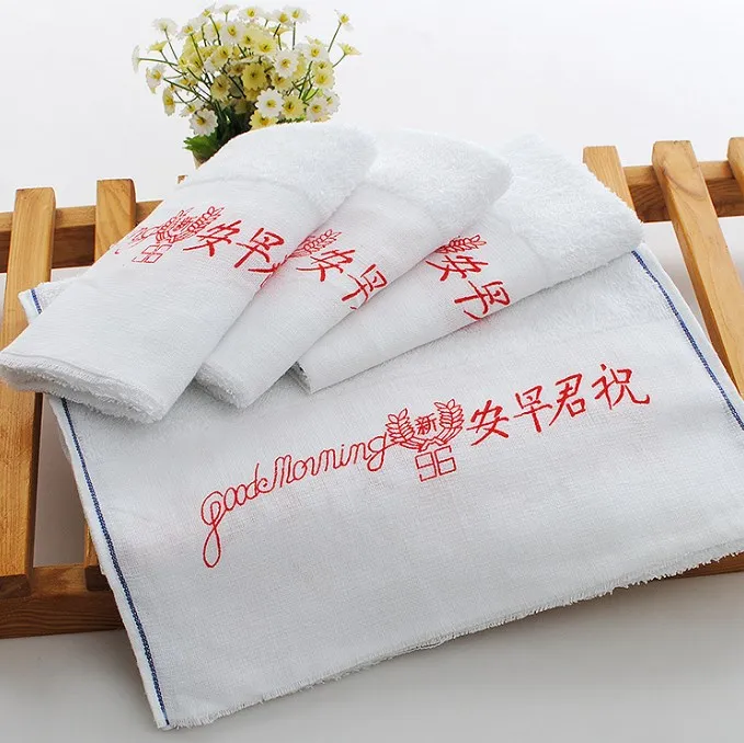 Прямая Заводская поставка полотенце доброе утро Хлопковое полотенце для лица 96sin полотенце для рук простые полотенца для взрослых в отеле