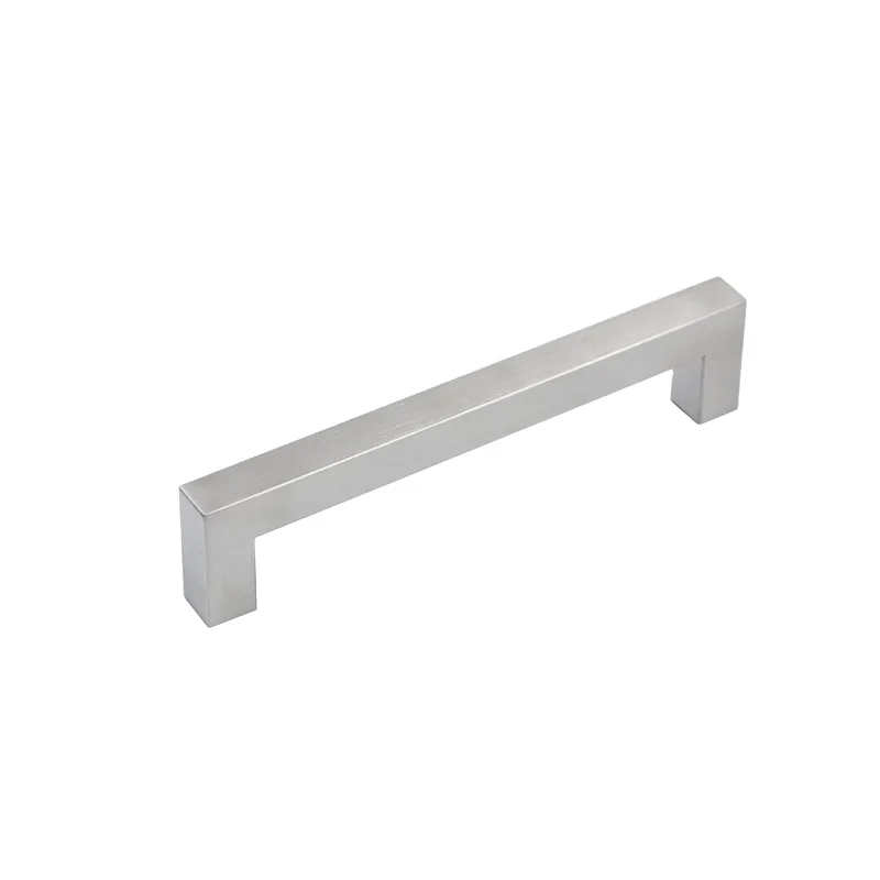 Square Stainless Steel Furniture Handle Pull Handle Wardrobe Hardware