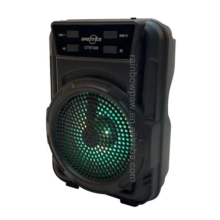 KTS Speaker GTS-1346 Original factory price wireless portable speaker Mini style 3 inch TWS,FM,USB audio player