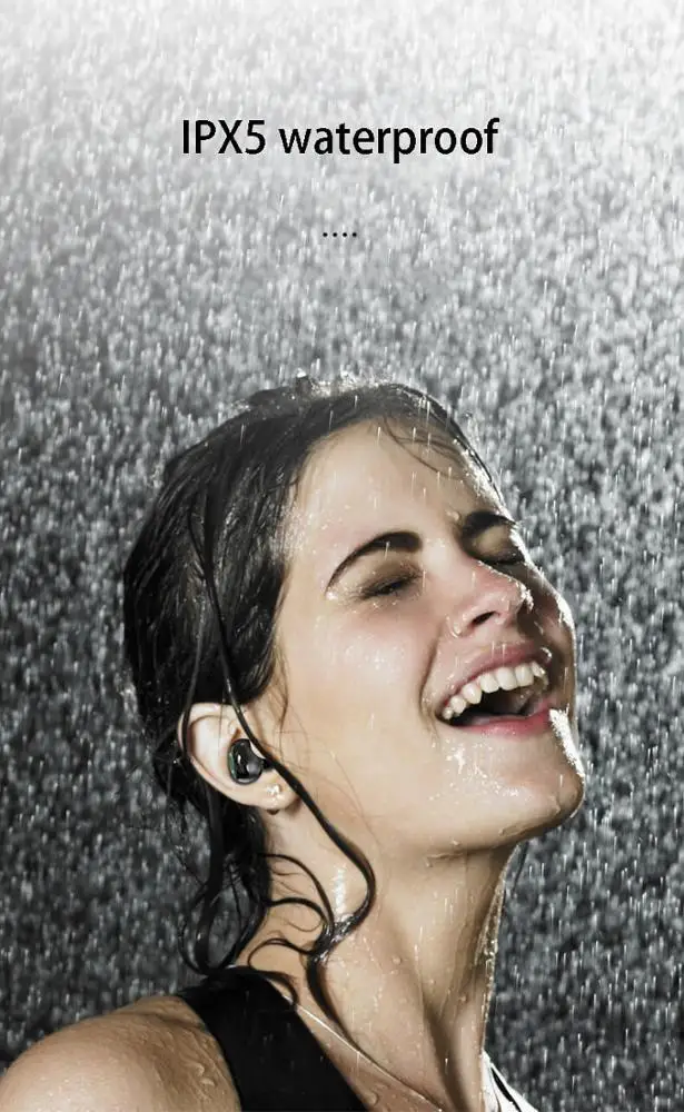 HIFI Stereo Waterproof Earbuds TWS Touch Control Headset Blue tooth 5.0 Wireless Earphones