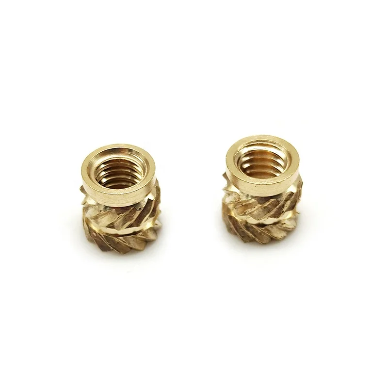 M2 M2.5 M3 M4 M5 M6 Female Thread Metric Knurled Nuts Brass Heat Set Insert for Plastic and 3D Printing Components