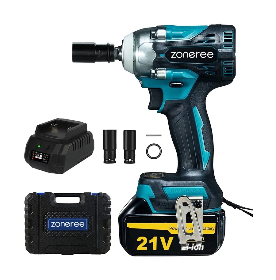 New High-end Listing Battery Electric Cordless Impact Wrench