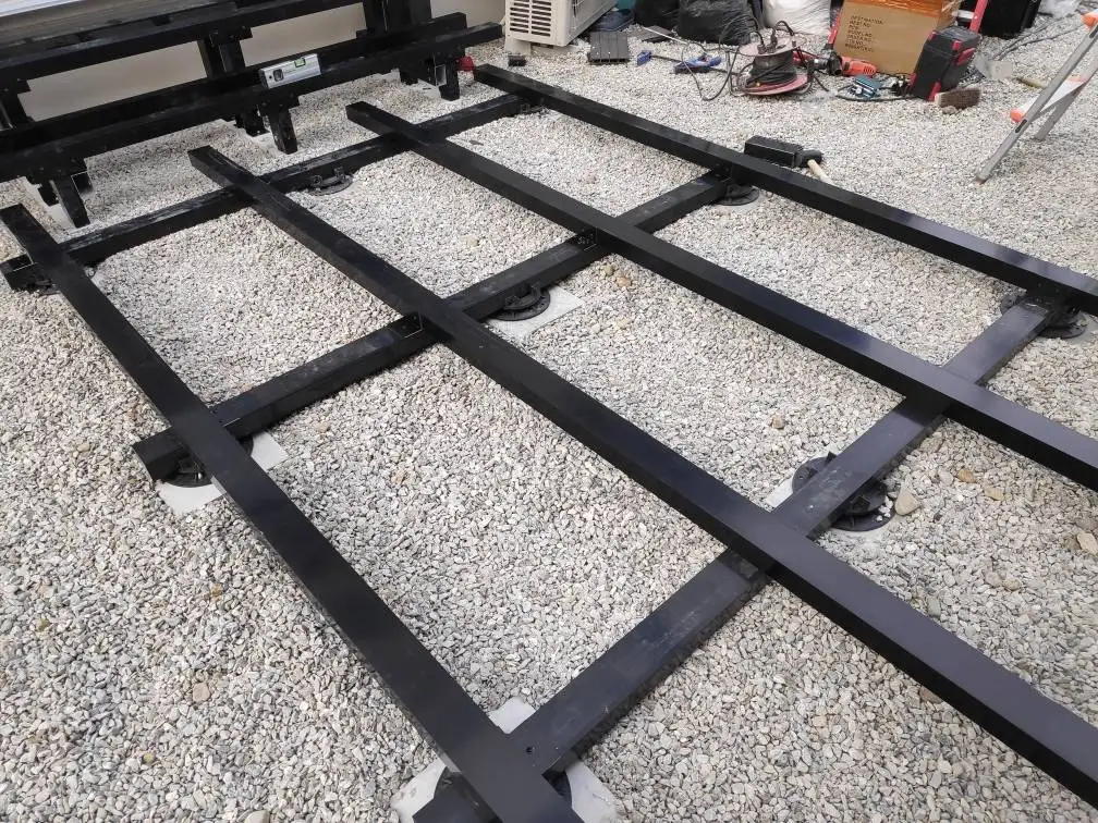 Pedestals Deck and Tile Support Adjustable Plastic Flooring Covering Accessories Indoor & Outdoor Black & Customized Color 5mm