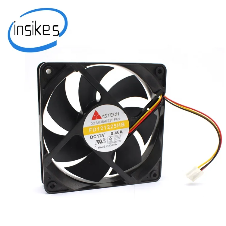 FD121225HB 12 В 0.46A 12025 12 см ветер вентилятор охлаждения двойной мяч промышленный вентилятор
