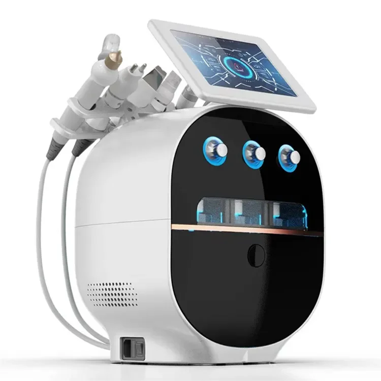 Beauty Device H2O2 Facial 6 Function Face Lift Scrubber Aqua Peel Hydro Diamond Microdermabrasion Dermabrasion Machine