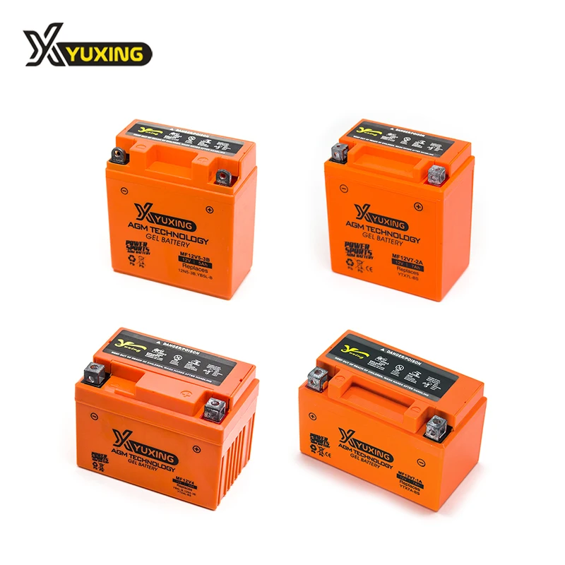 High Quality 50cc 80cc 100cc 125cc 150cc 200cc 250cc Electric 12v Motorcycle Battery