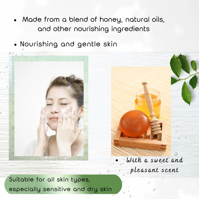 Private Label Handmade Soaps Natural Soap Honey Soap Moisturizing For Face And Body Wash