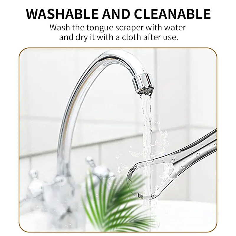 Best Premium Stainless Steel Hygienic Tooth Brush Product Cleaner Machine Tongue Scrapers Set With Travel Case For Adults