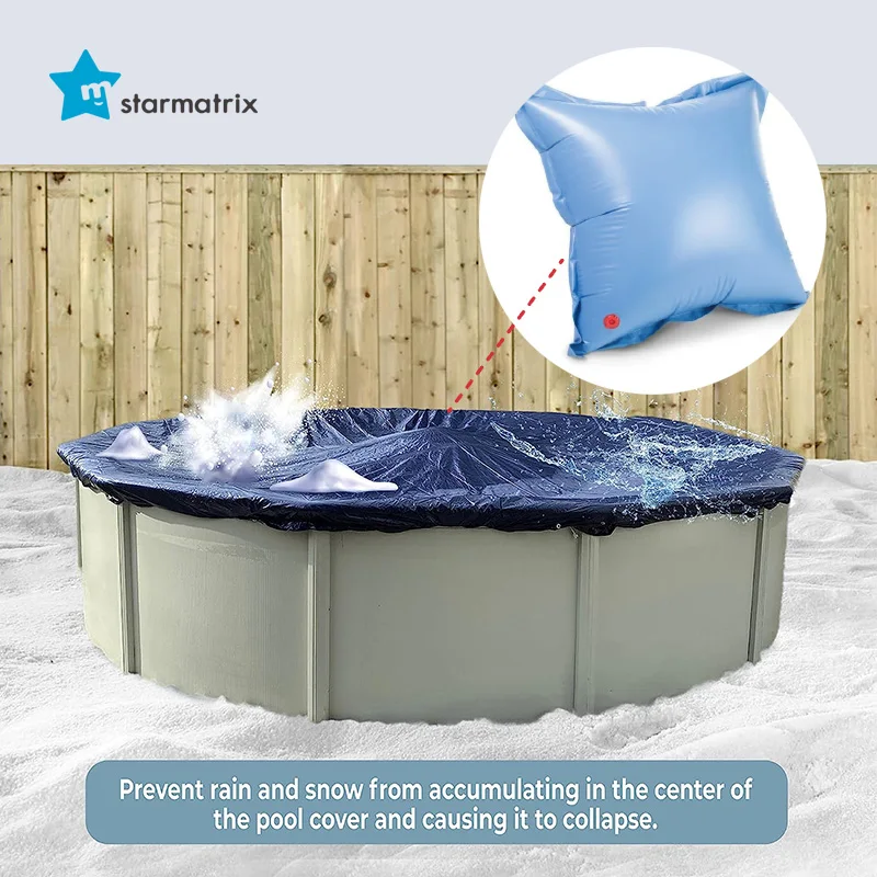 Starmatrix waterproof pool pillow winter pool cushion air pillow for above ground swimming pool