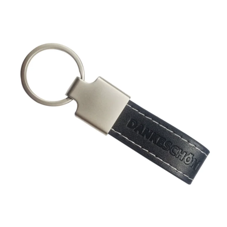 5 colors PU faux luxury  charm accessories car leather keychain with logo customized