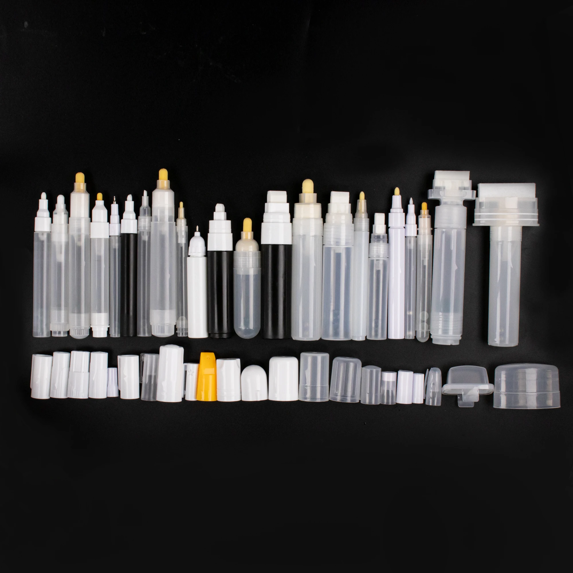 Multi-function wholesale empty whiteout markers felt tip paint markers