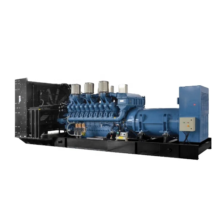 Germany strong power 2400KW 3000kva open type diesel generator with MTU engine 20V4000G63