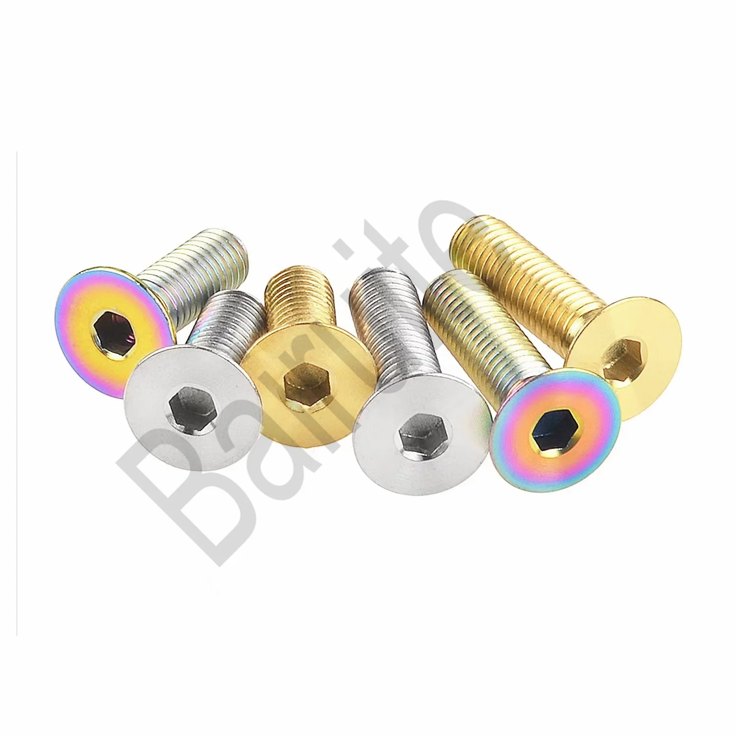 DIN7991  Gr5 titanium hexagon socket countersunk  head  bolts for industry