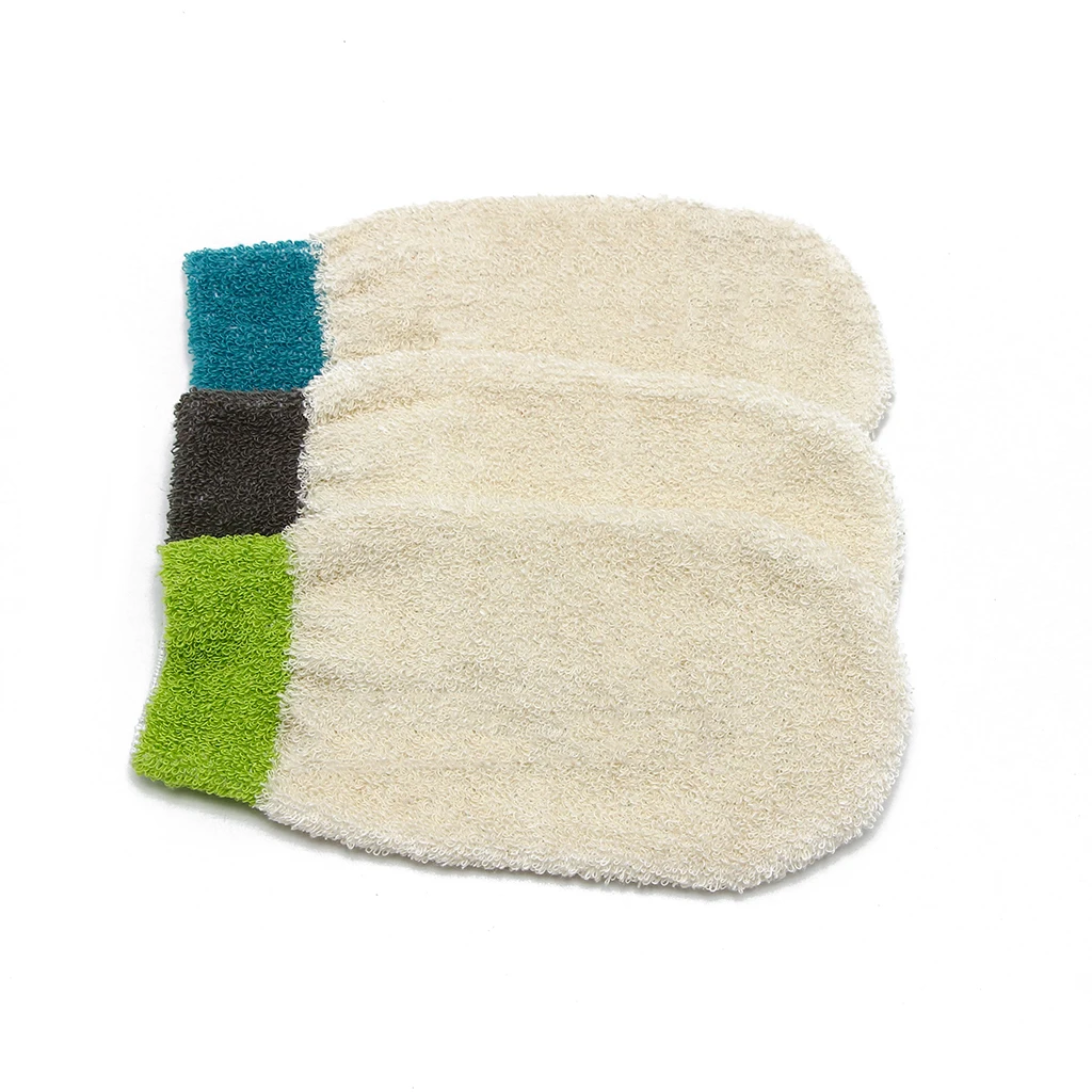 Bath gloves wholesale exfoliating mitt Moroccan Viscose exfoliating bath body mitt scrub gloves
