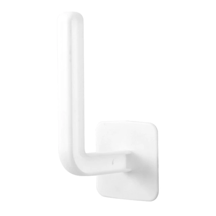 WELLFLYER Wall Hooks Transparent Reusable Seamless Hooks,Waterproof and Oilproof,Bathroom Kitchen Heavy Duty Self Adhesive Hooks