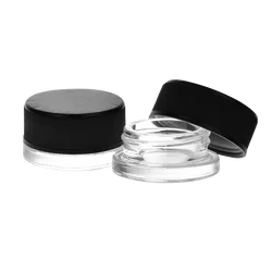 certificated costomized child resistant hemp squre glass jar concentrate cbd container pur farm