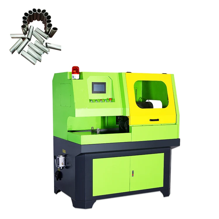 Burr Free Fully Automatic Capillary Copper And Aluminum Bundy Tube Pipe Cutting Machine