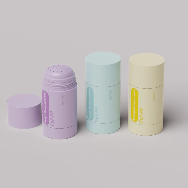 Choebe Custom 50ml empty PCR pp plastic cream packaging twist up bottle gel tube deodorant stick container