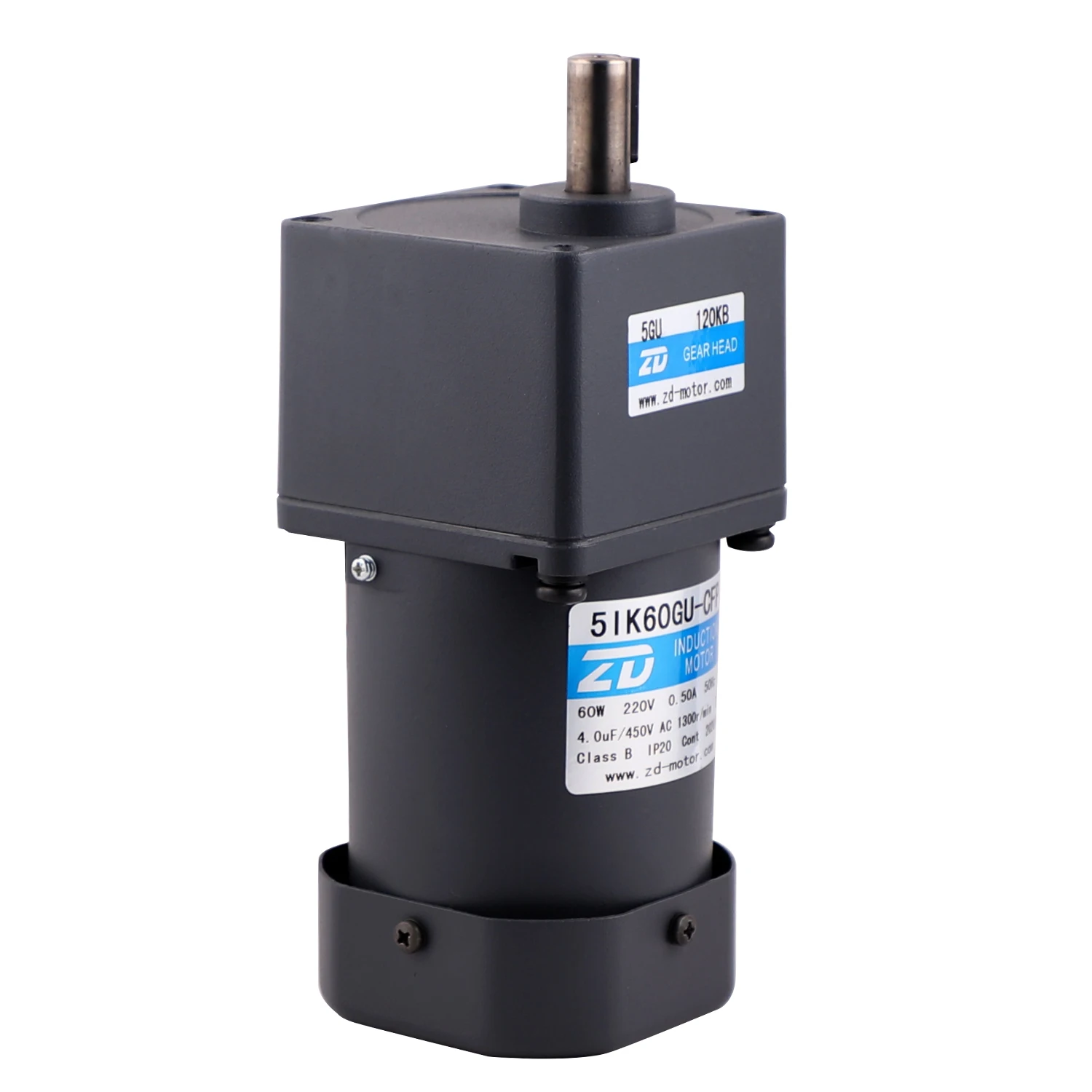 ZD 110V/220V 6W-200W 60mm-104mm Single Phase Three Phase Micro Electric Induction AC Gear Motor