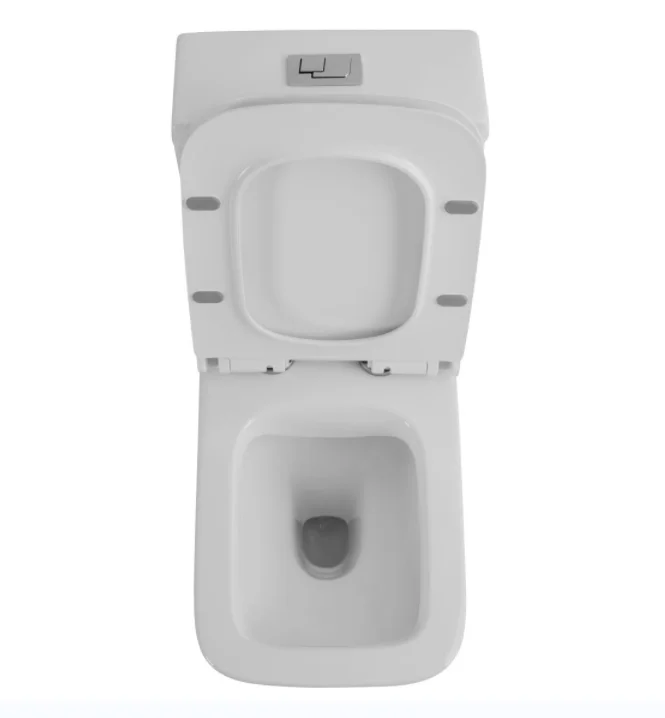 European Style Washdown One-piece Ceramic Toilet High-grade Hotel Special High-Quality Square Toilet