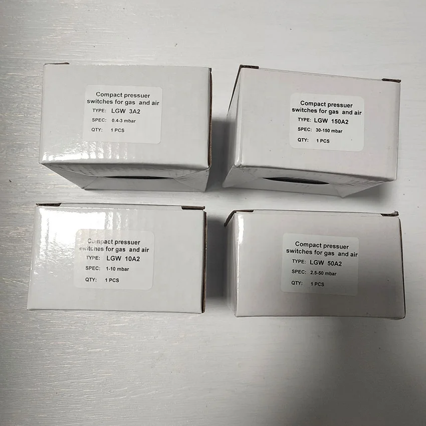 LGW 50 A2 pressure switch LGW50A2 air pressure switch 2.5-50mbar, fits DUNGS brand, gas burner spare parts