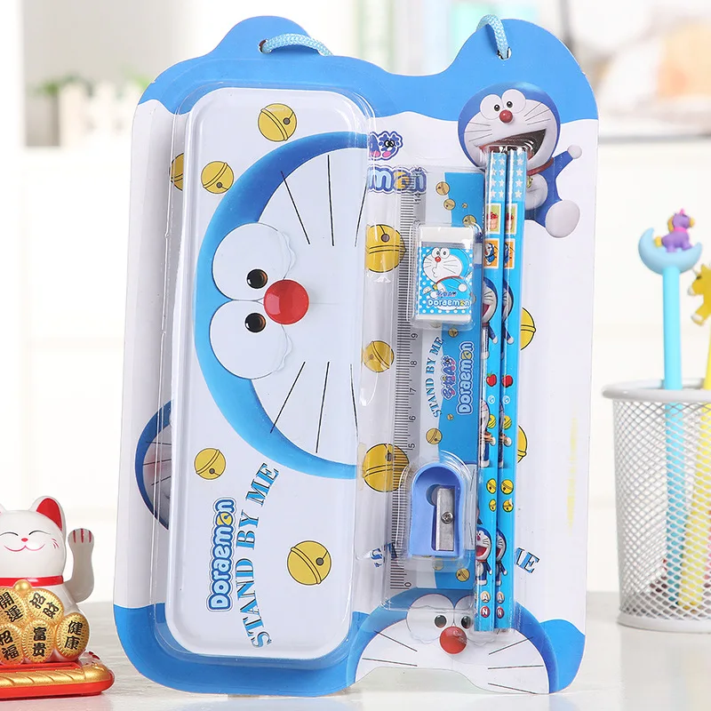 Small suction card prize gift exquisite fashion animation modeling stationery set school supplies for student stationery set