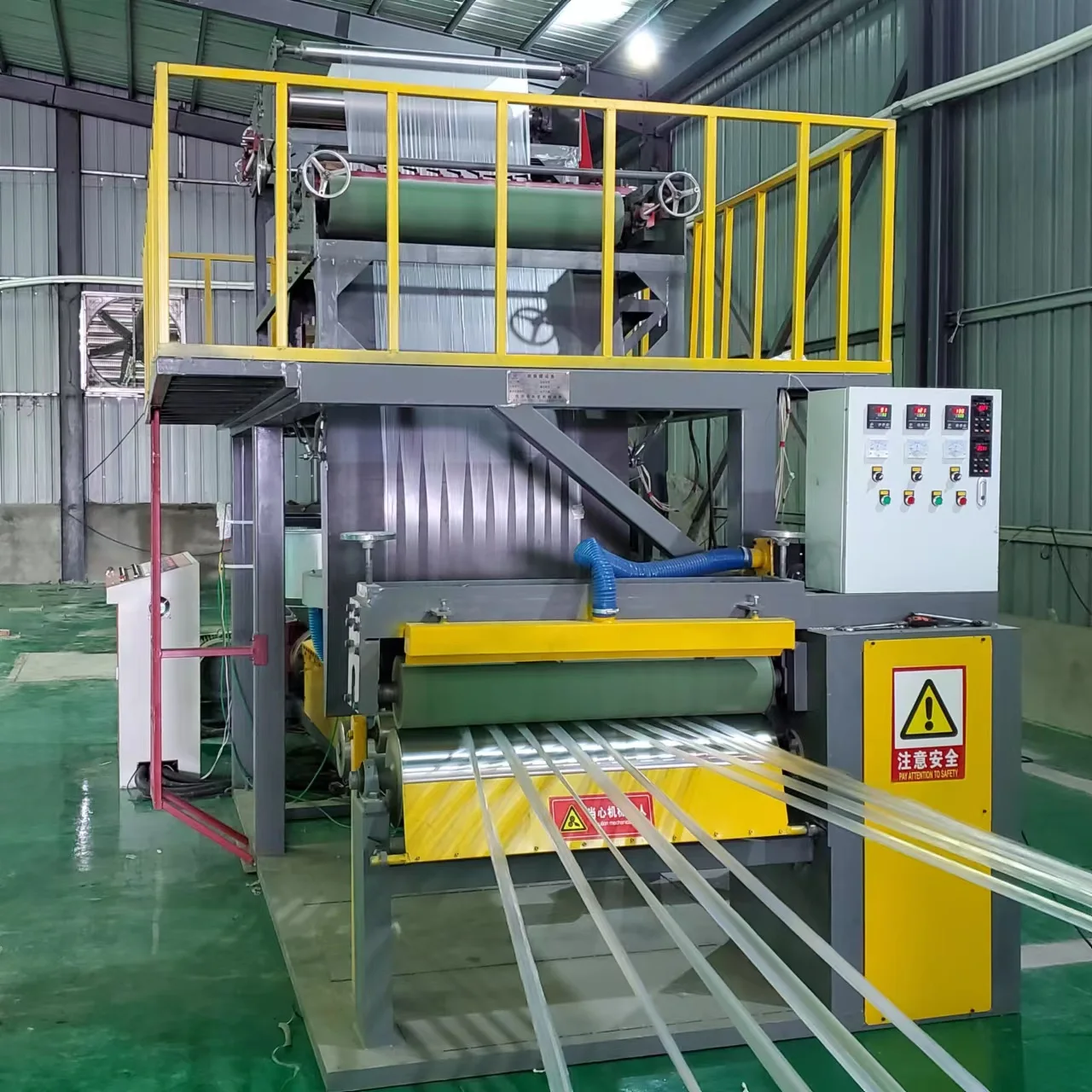 New design polyester poy yarn paper rope making machine synthetic human hair wig monofilament extruder with low price