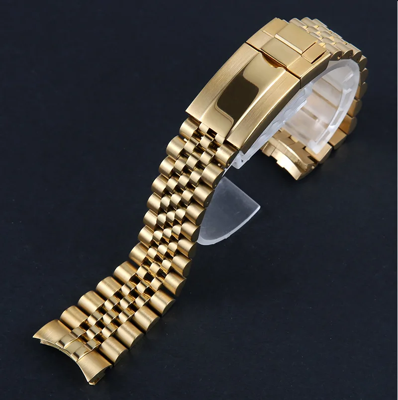 20mm luxury men jubilee OEM Screw Links Bracelet 316L Stainless Steel Watch Band Strap For ROLEX Daytona Water Ghost GMT Submari