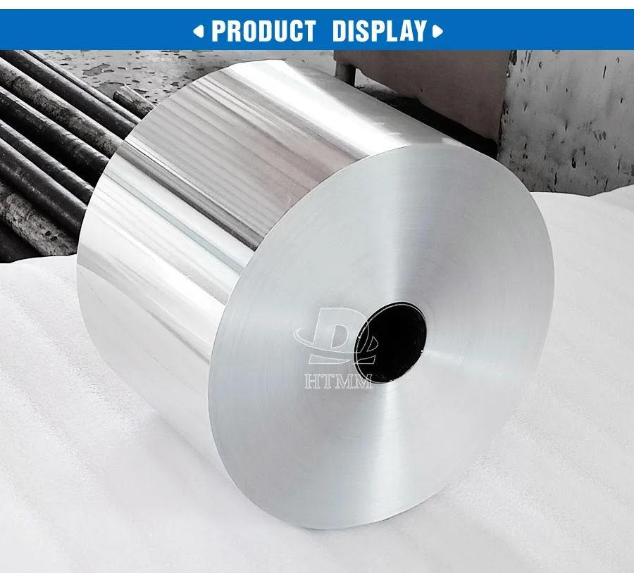 Hot Sales Aluminum Foil Roll Price 8011 3003 Alloy 40 Micron Aluminum Foil Used Of Food Containers