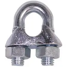 Heavy Duty Rigging Hardware Metric DIN741 wire rope clip/galvanized fastener wire rope clip
