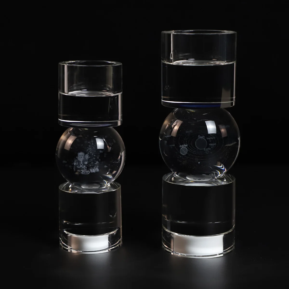 party decoration clear glass candelabra clear glass taper candle holder colored glass candlesticks