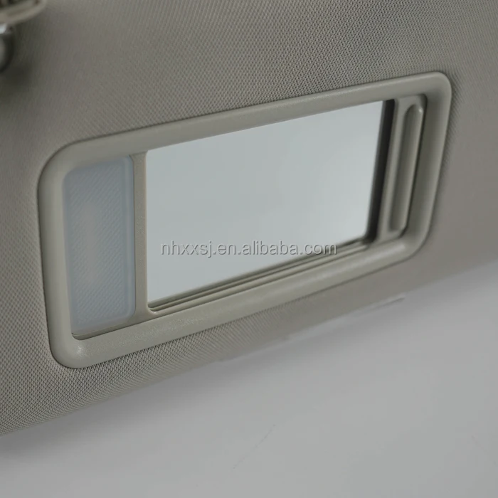 Gray Left Driver Side Sun Visor For Mazda CX-9 with Light and Mirror 2007-2015 TDY1-69-320