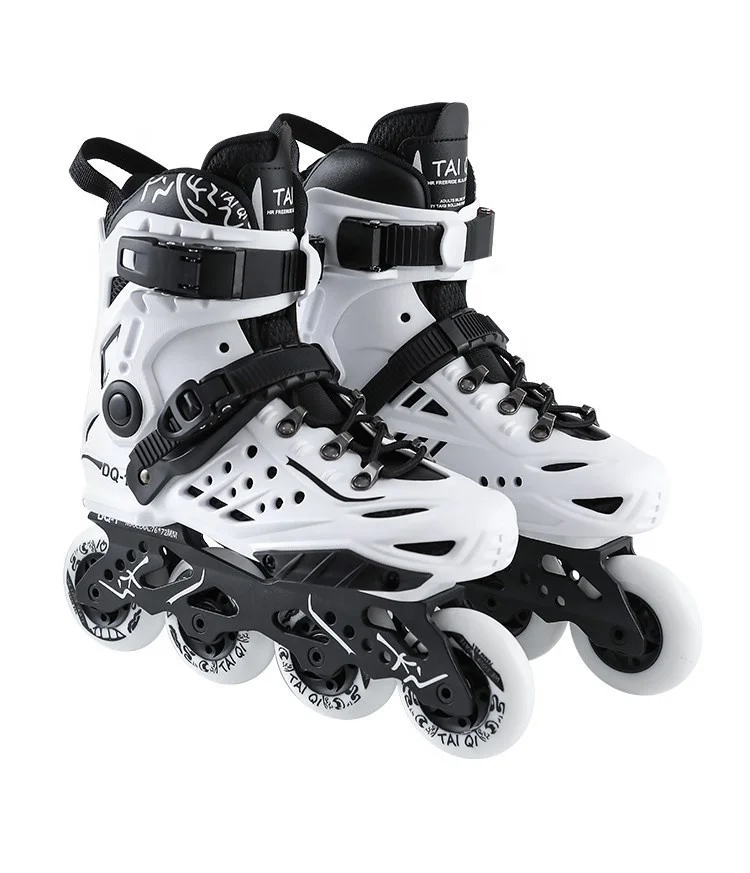 new technology  cheaper shipping cost LED 4 wheels inline roller quad skates