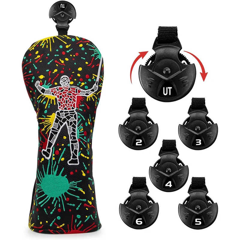 Embroidery Golf Head Covers Set for Golf Enthusiasts