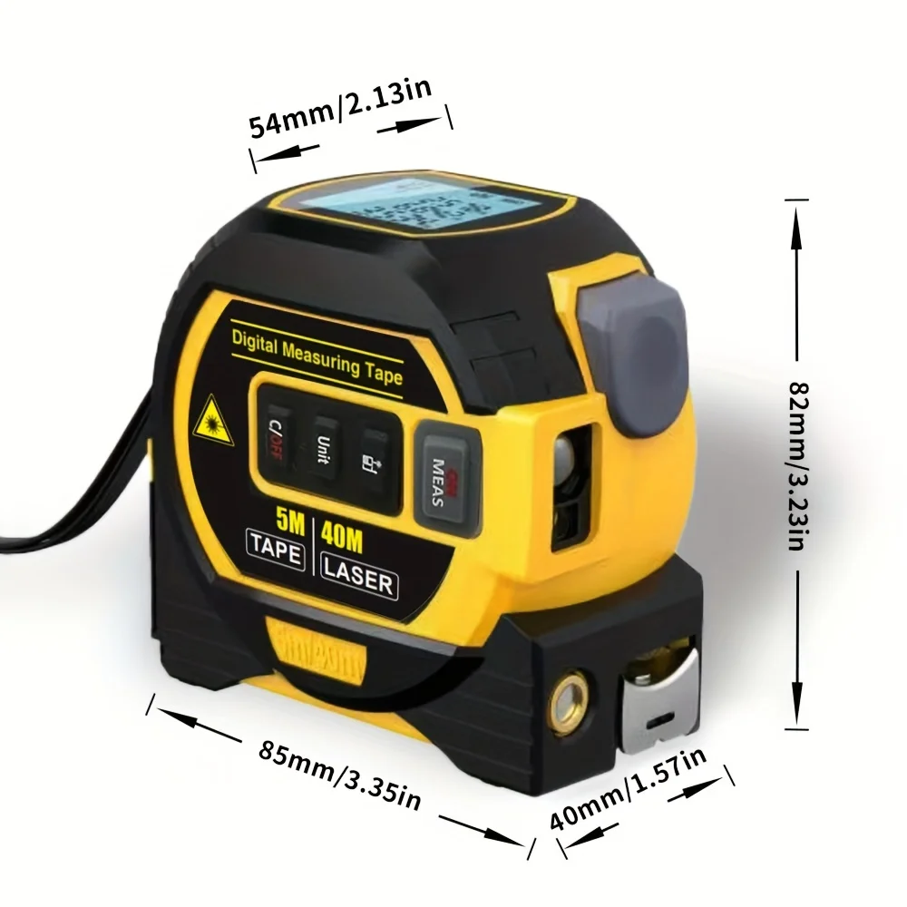 3 in 1 Laser Distance Meter 40m/130ft Digital Measuring Instrument Tape Measure Distance Area Volume Tool laser distance meter