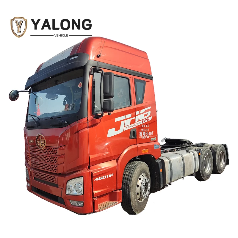 Tractor Truck J7 6x4 4x2 Diesel Generators 12 Wheel Tractors from China New Truck Tractor Car Trailers